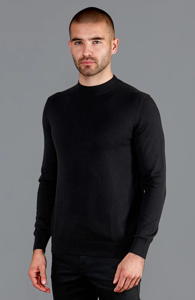 How To Style A Men's Mock Turtleneck Jumper? Are They In Style In 2024 ...