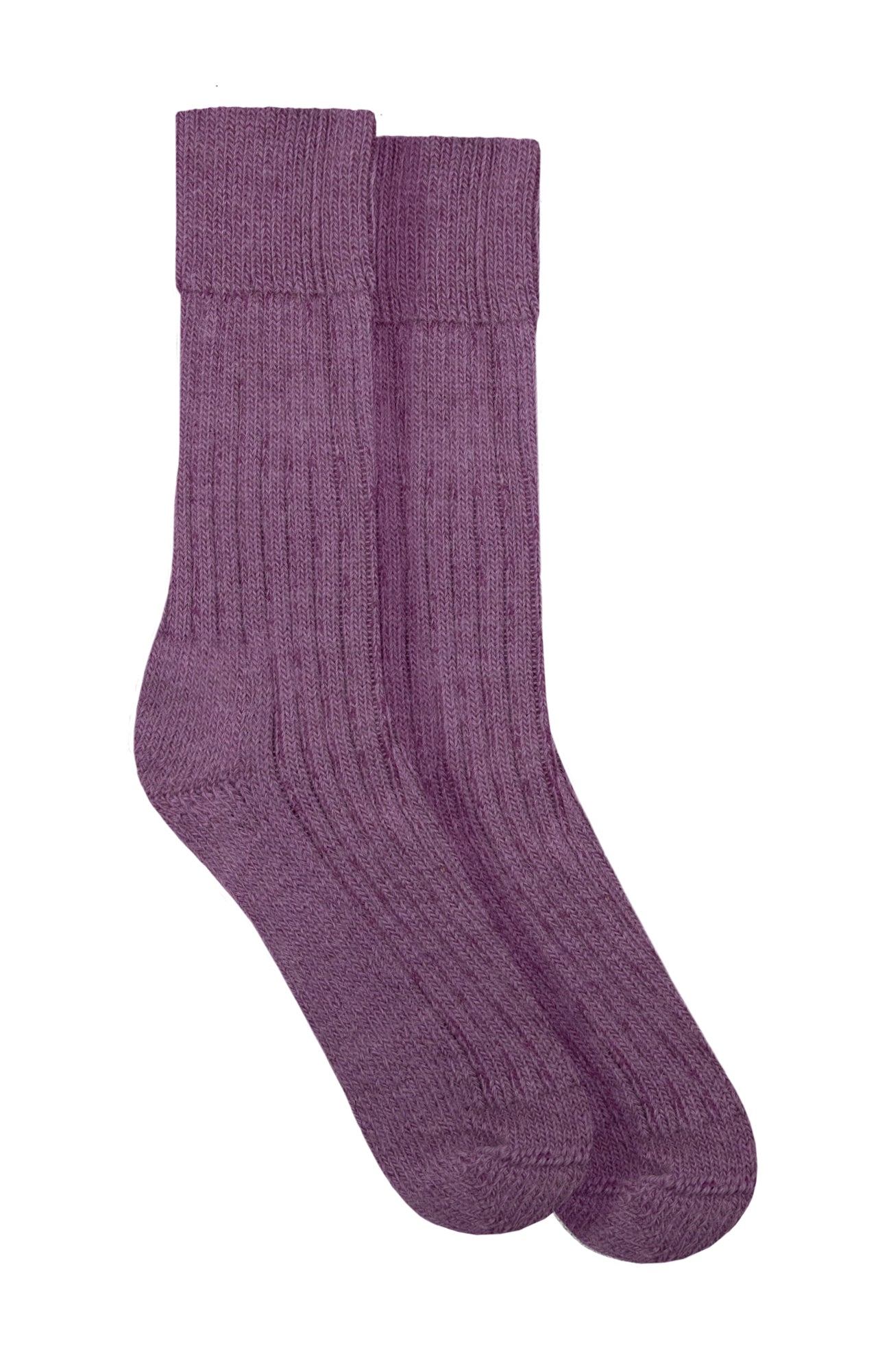 purple alpaca socks