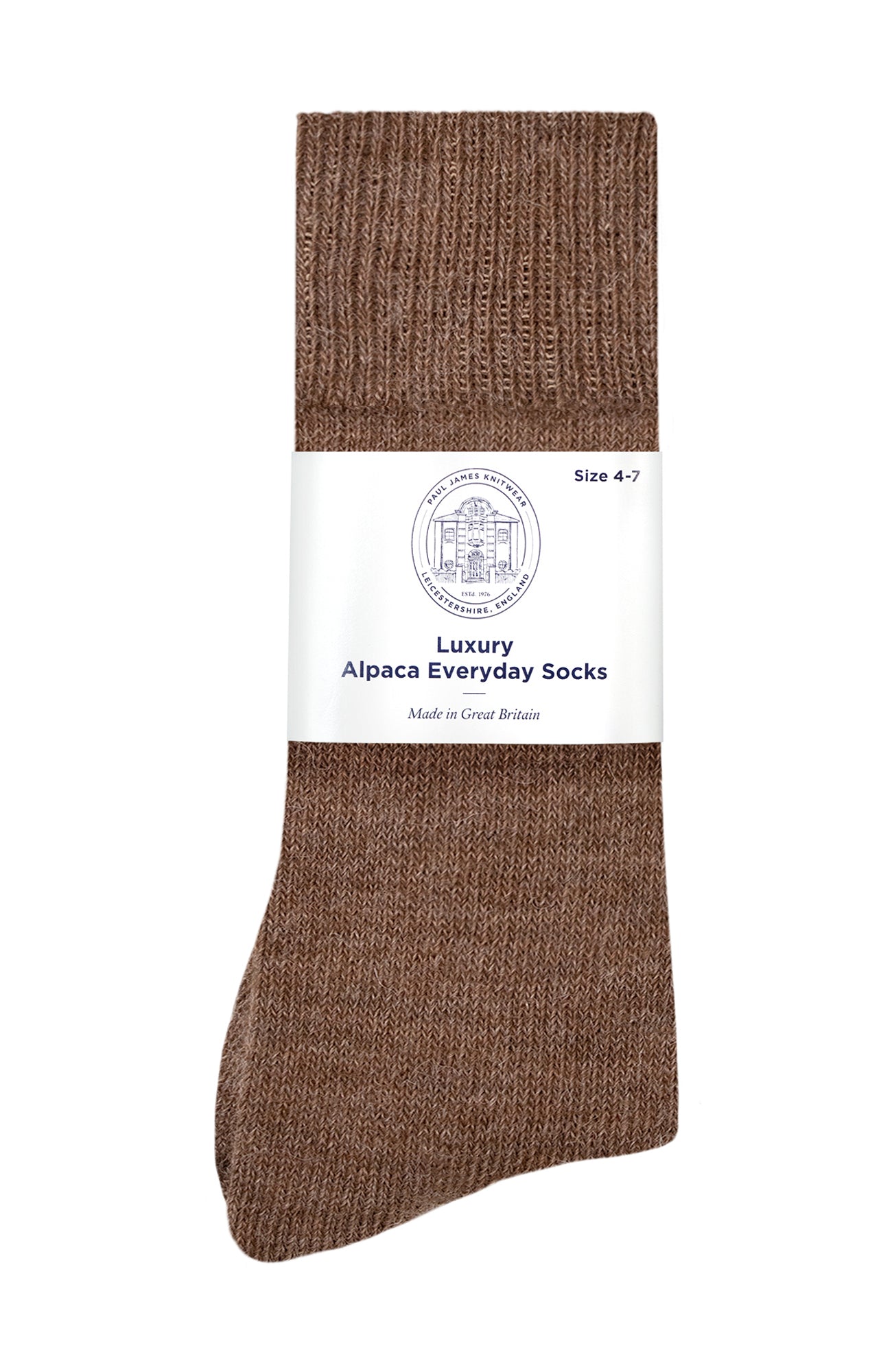 brown alpaca socks