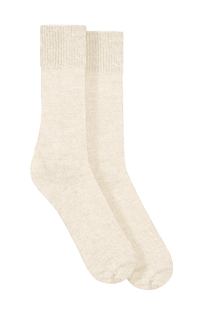 cream alpaca socks