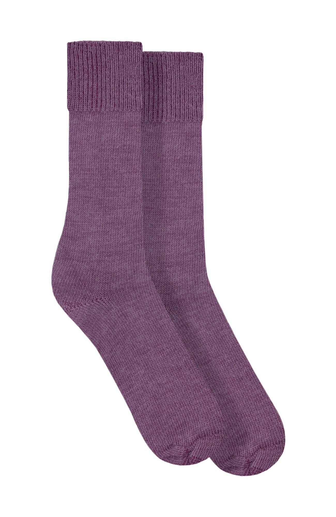 purple alpaca socks