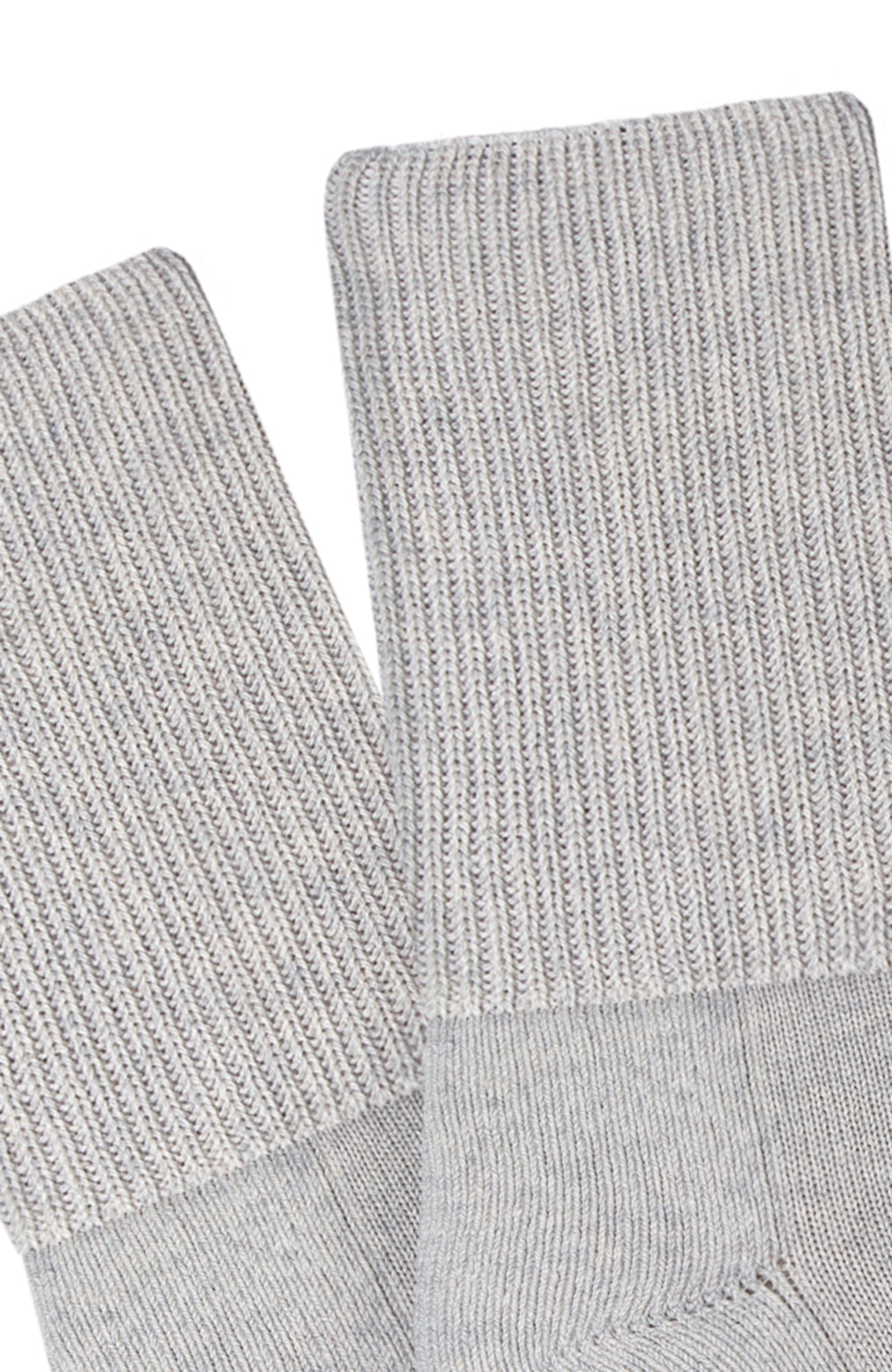 grey cashmere bed socks