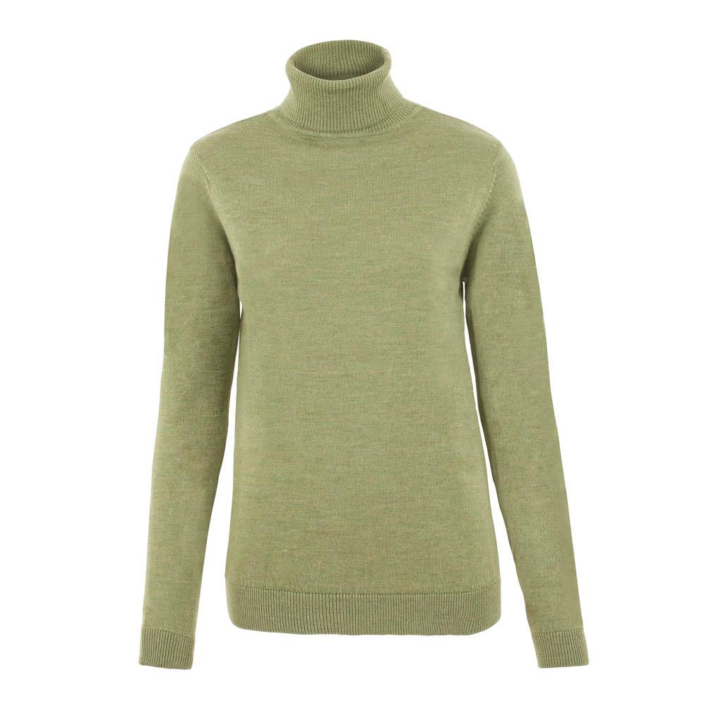 Womens Pure Extra Fine Merino Wool Roll Neck Jumper