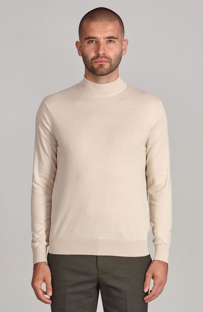 off white mens mock turtle neck jumper