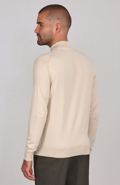 off white mens mock turtle neck jumper