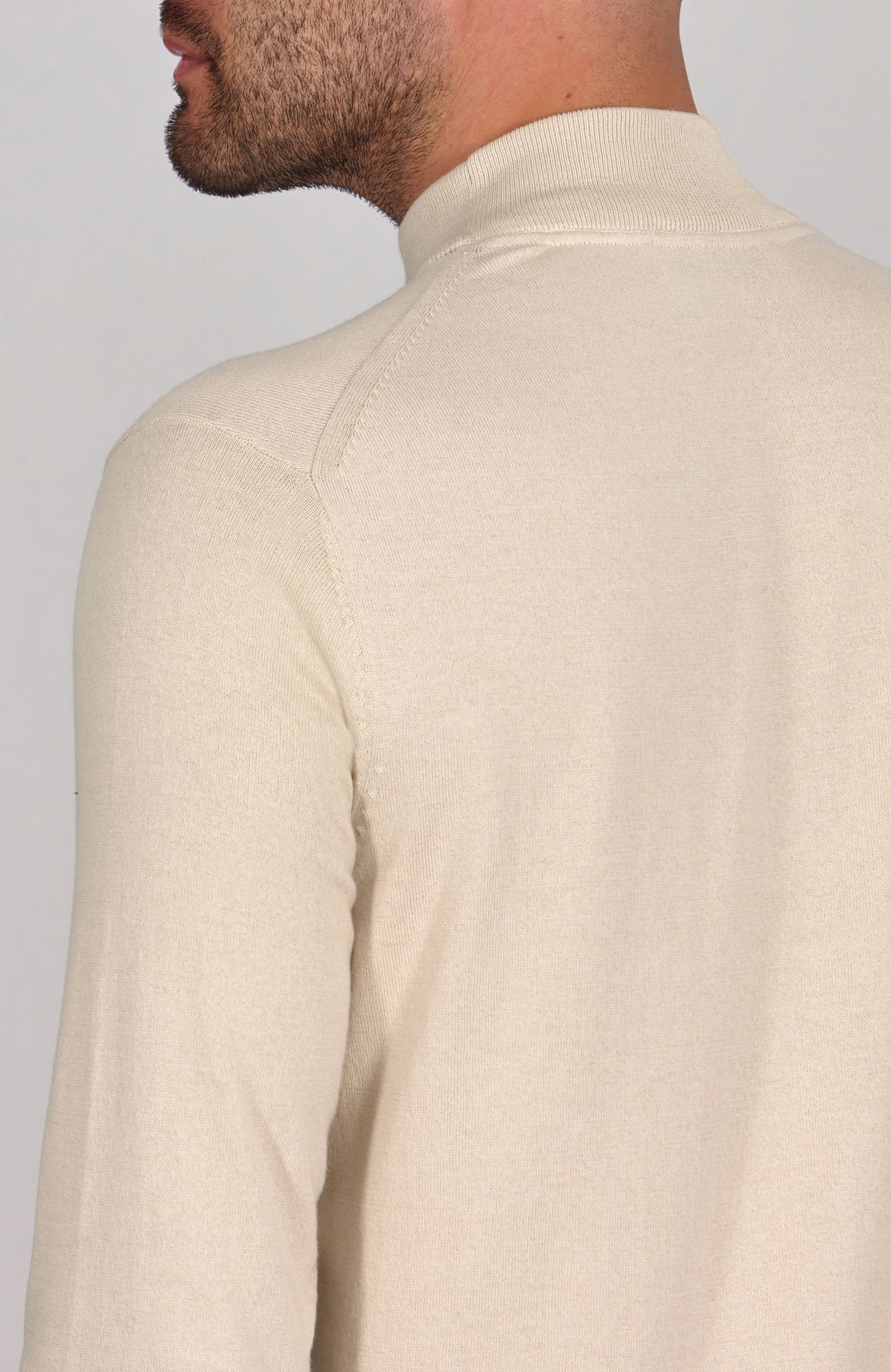 off white mens mock turtle neck jumper