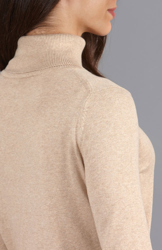 Cotton roll neck jumpers ladies best sale