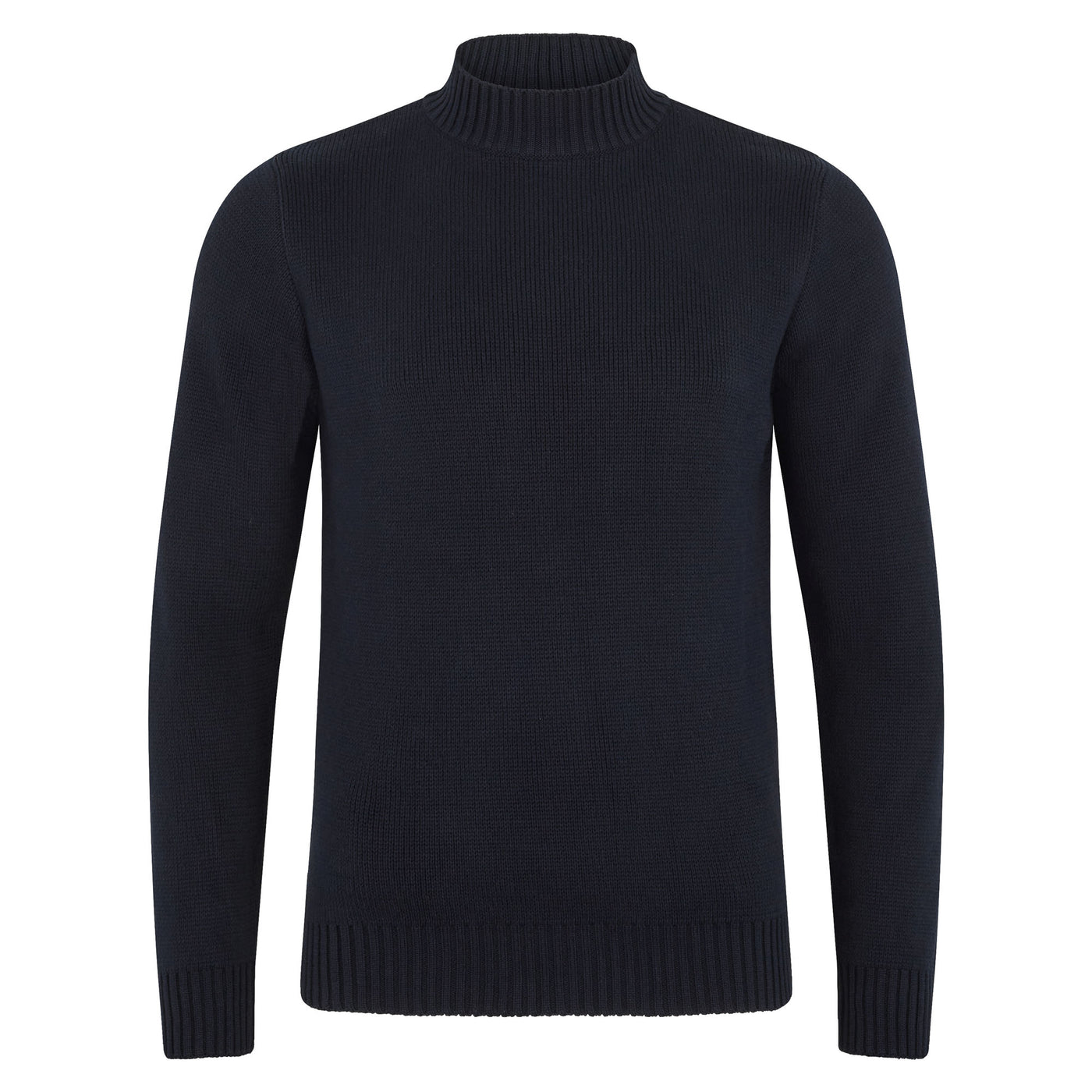 navy mens mock turtle neck sweater