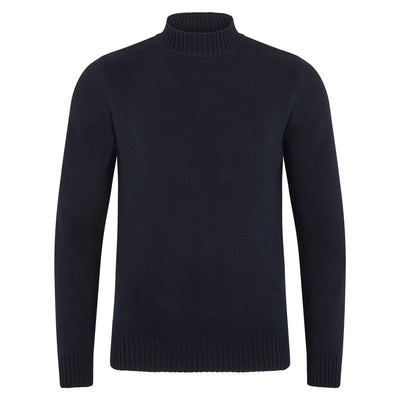 navy mens mock turtle neck sweater