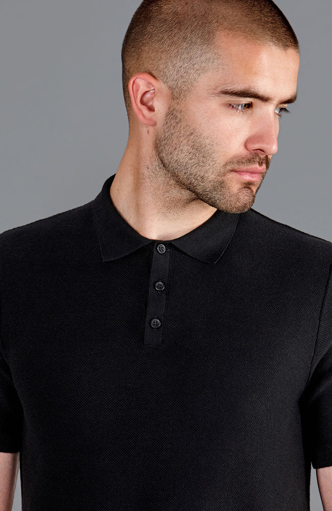 Mittelschweres Herren-Poloshirt aus 100 % Baumwolle mit kurzen Ärmeln