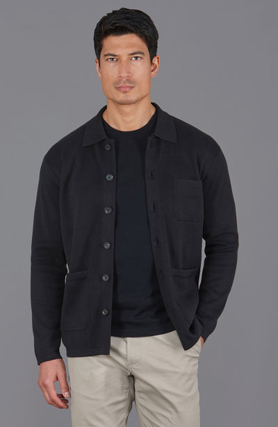 mens black cotton work shirt