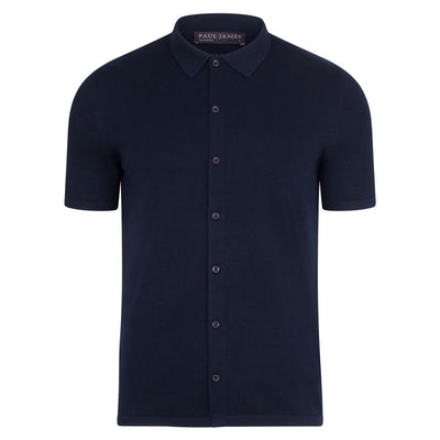 navy mens short sleeve shirt