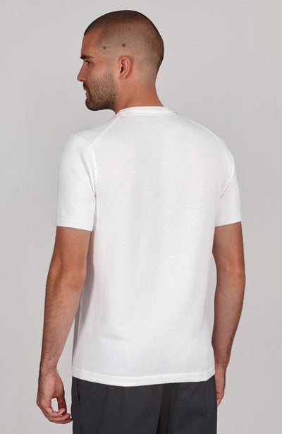 Mens Midweight Cotton Knitted T-Shirt