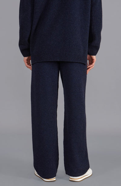 navy womens lambswool trousers