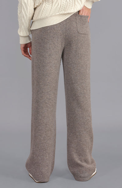 brown womens lambswool trousers