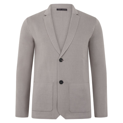 beige mens knitted blazer