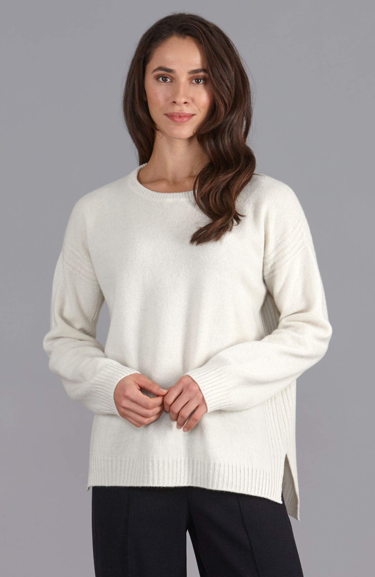 white womens lambswool jumper