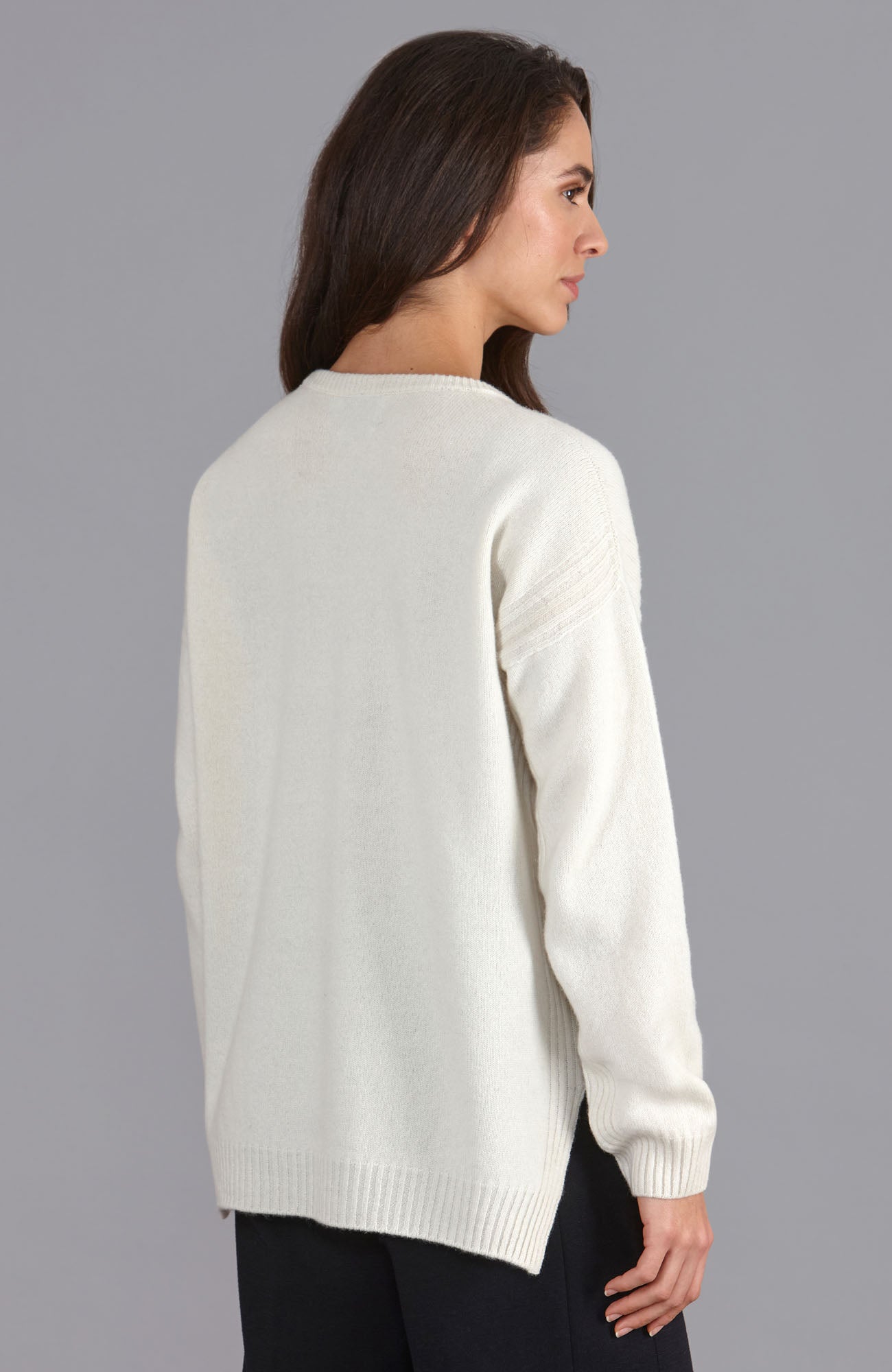 white womens lambswool jumper