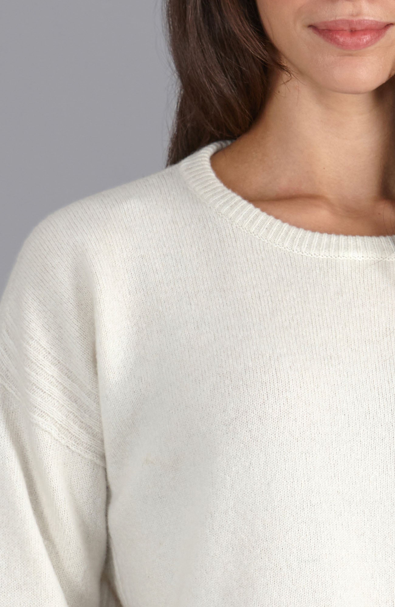 white womens lambswool jumper