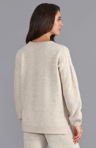 Womens Lambswool Drop Shoulder Jumper