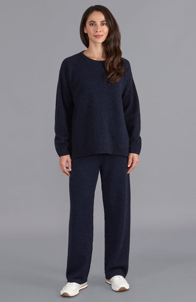 navy womens lambswool jumper