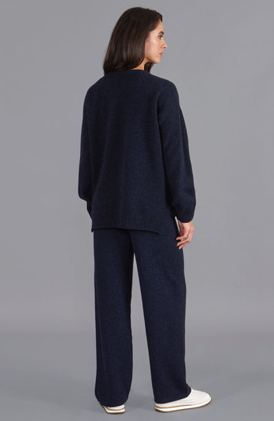 navy womens lambswool jumper