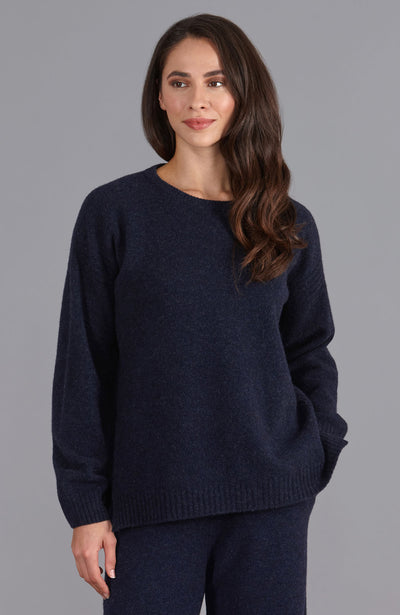 navy womens lambswool jumper