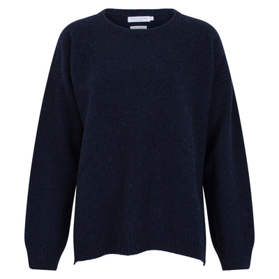 navy womens lambswool jumper