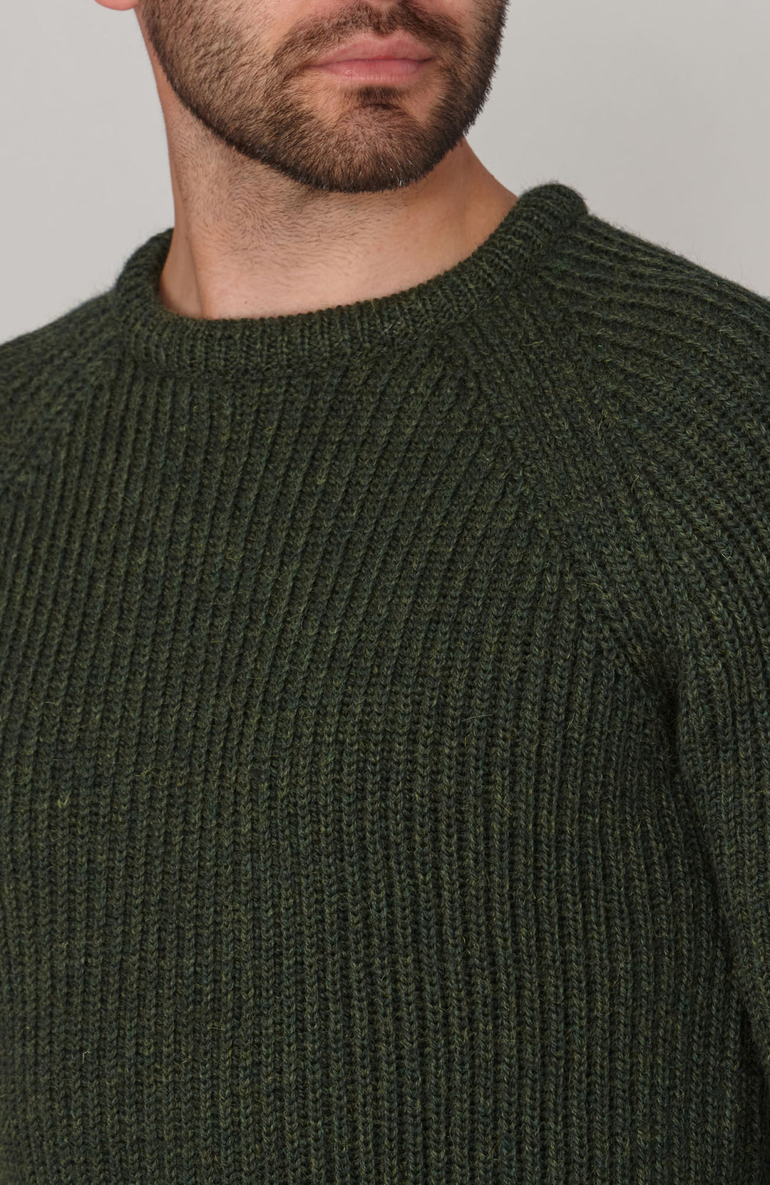 Men's heavyweight wool sweater best sale