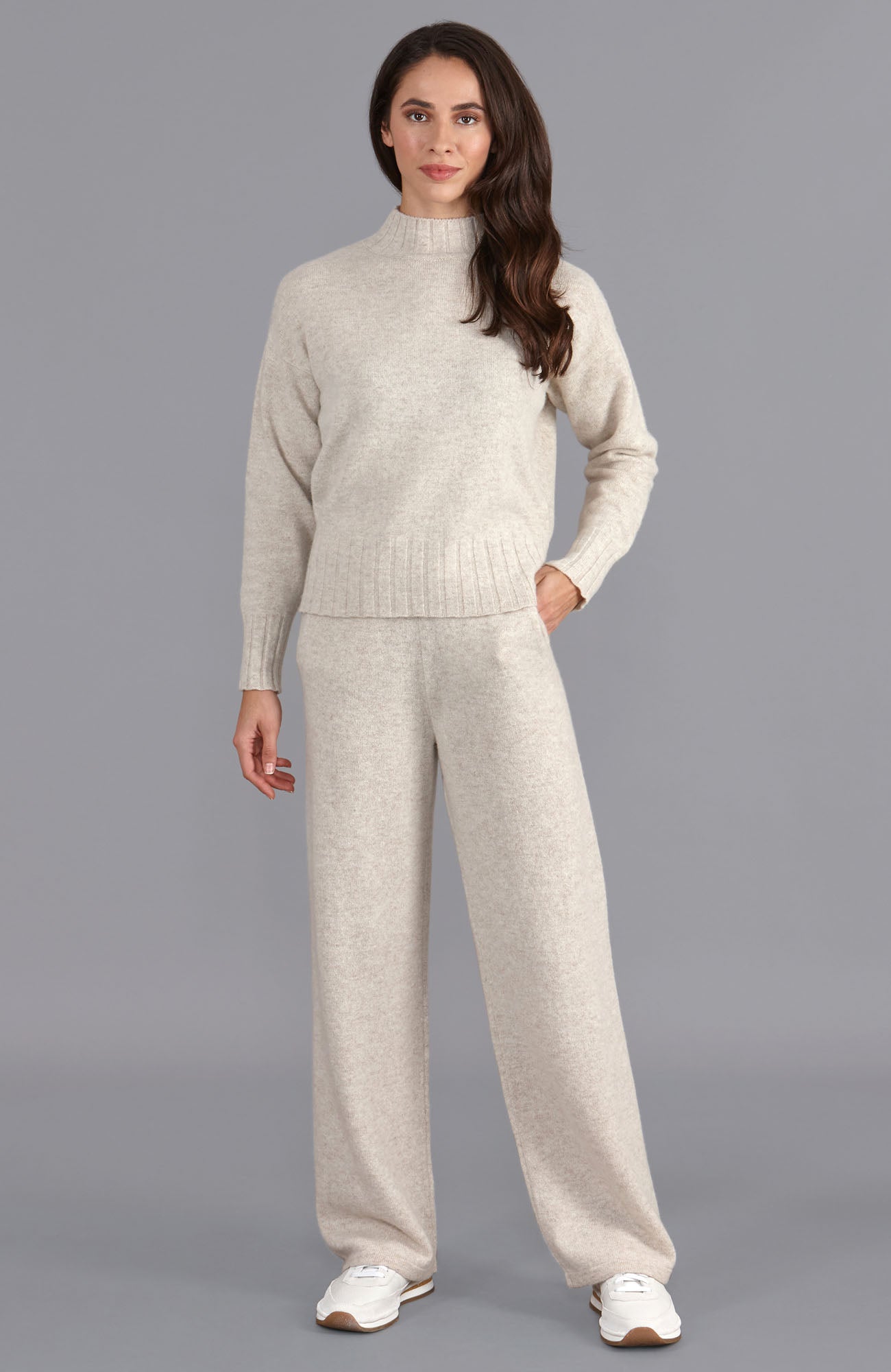 linen womens lambswool trousers