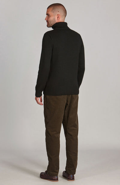 The Fitted Submariner - Roll Neck Merino Wool Jumper