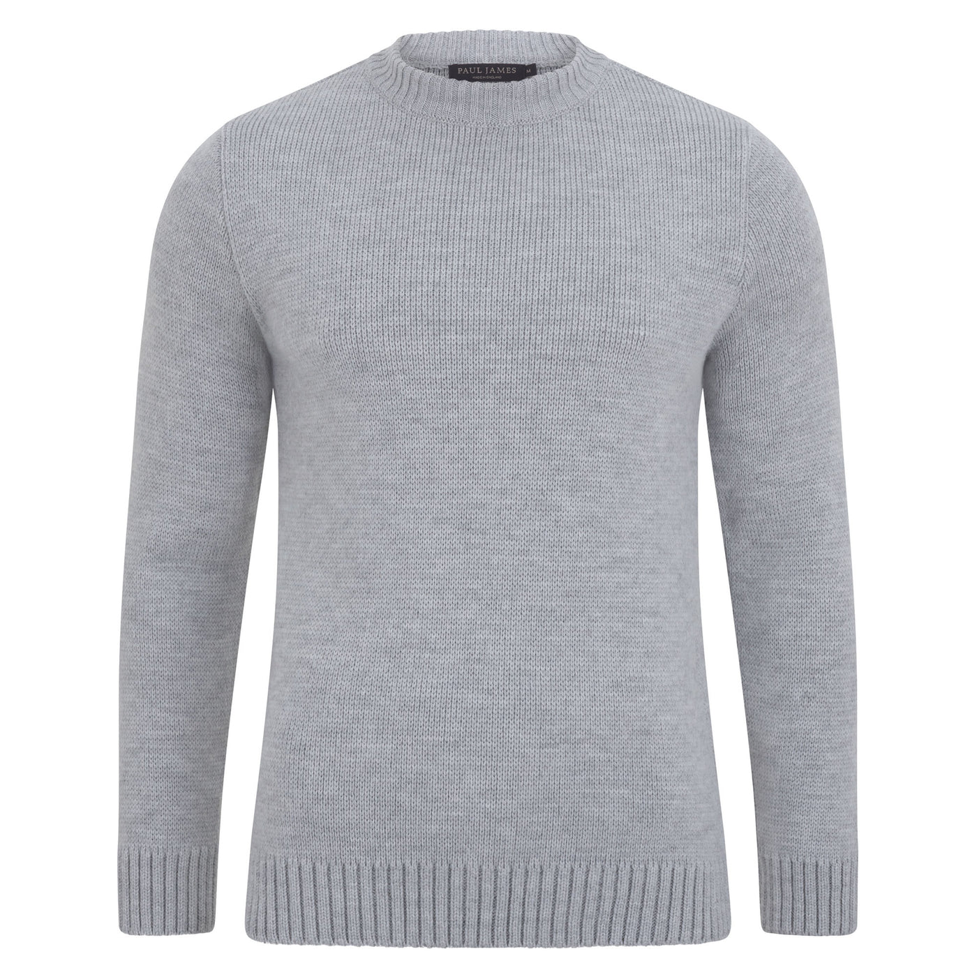 grey mens thick wool jumper