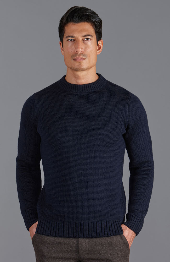 Men s Chunky Wool Jumpers UK Made Thick Wool Jumpers For Men Paul James Knitwear