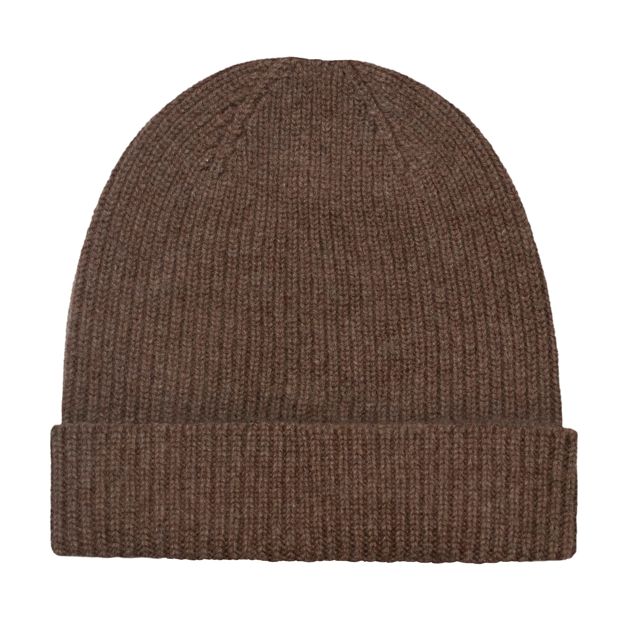 brown cashmere beanie