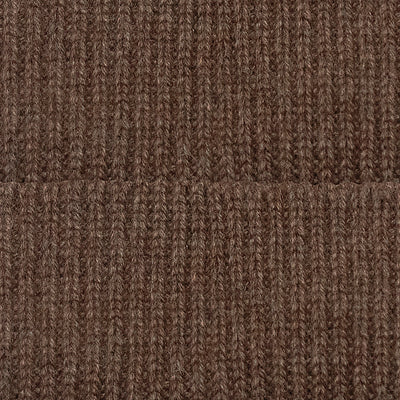 brown cashmere beanie