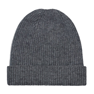 charcoal cashmere beanie