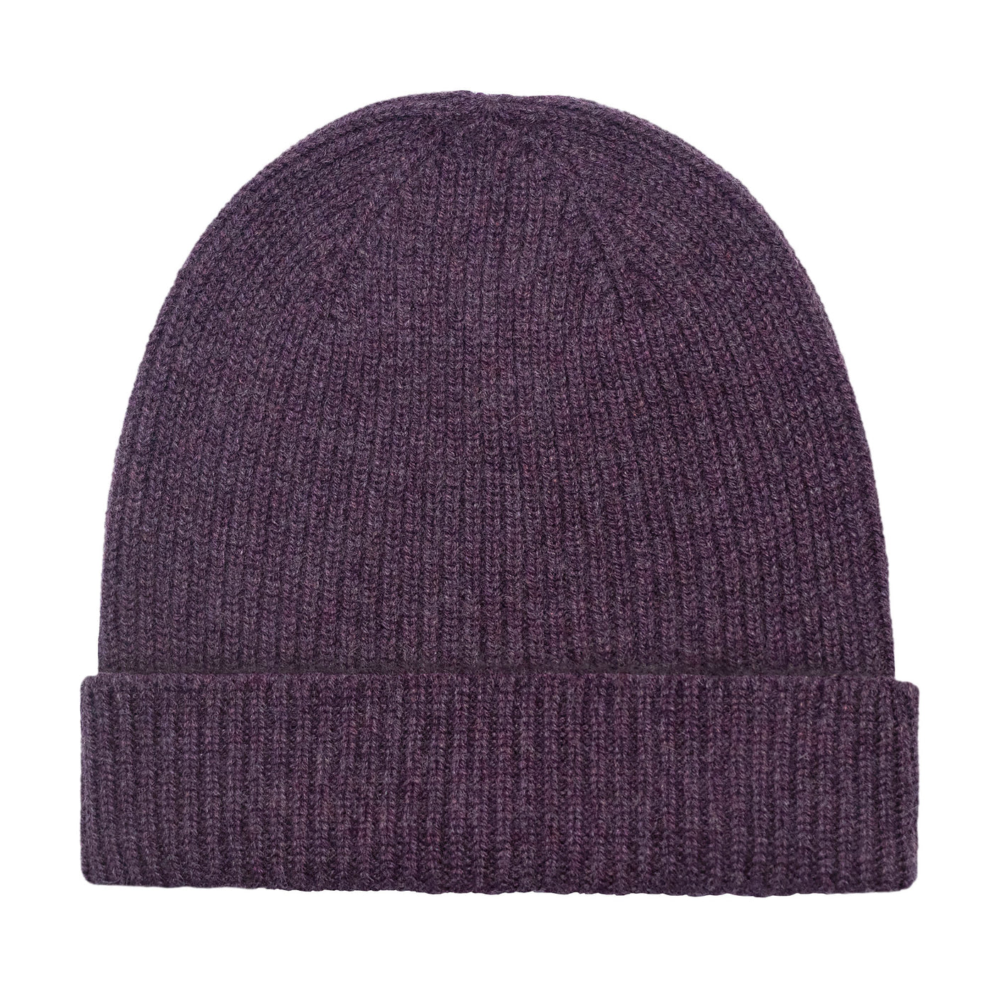 purple cashmere beanie