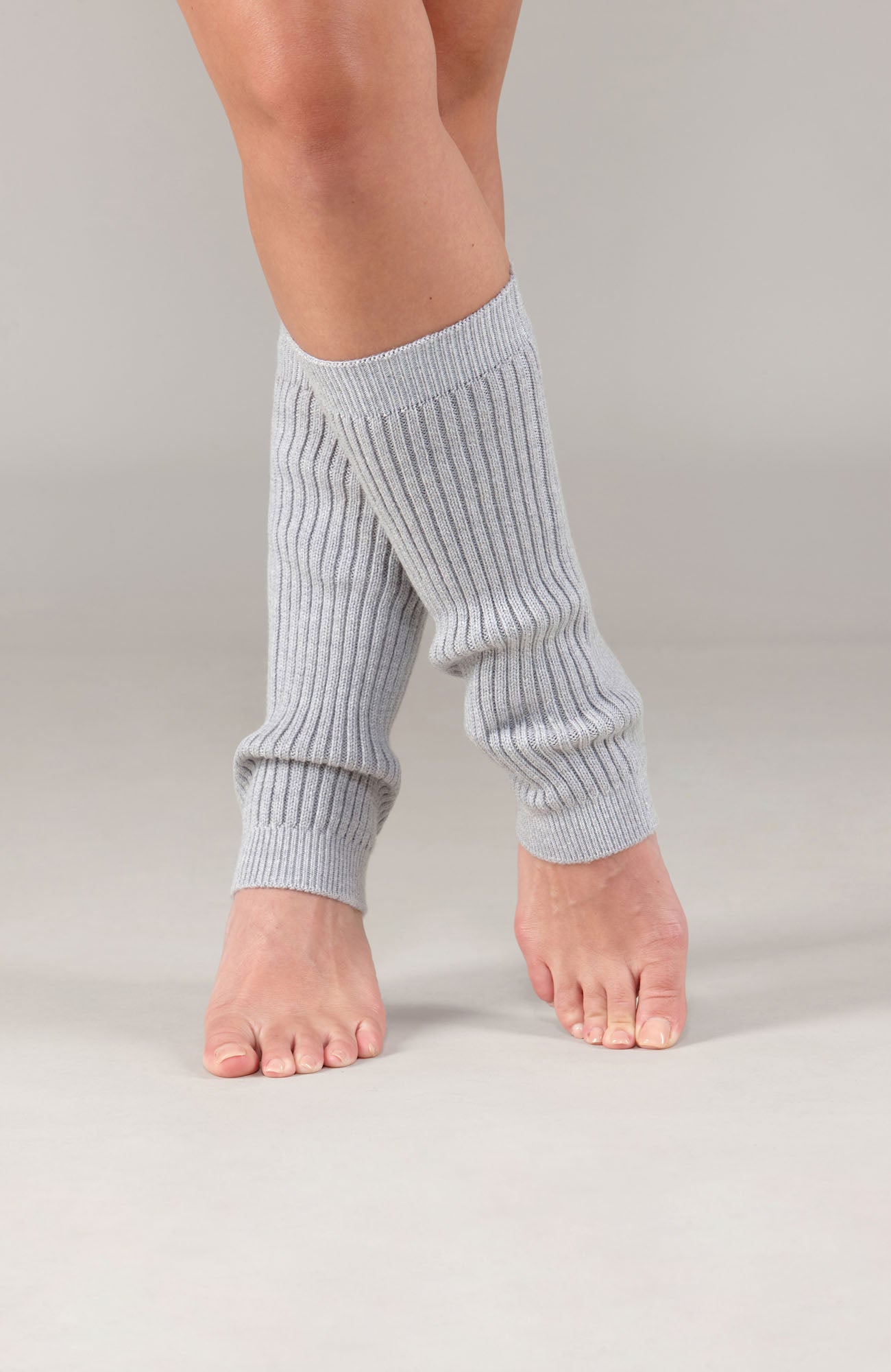 grey merino wool leg warmers