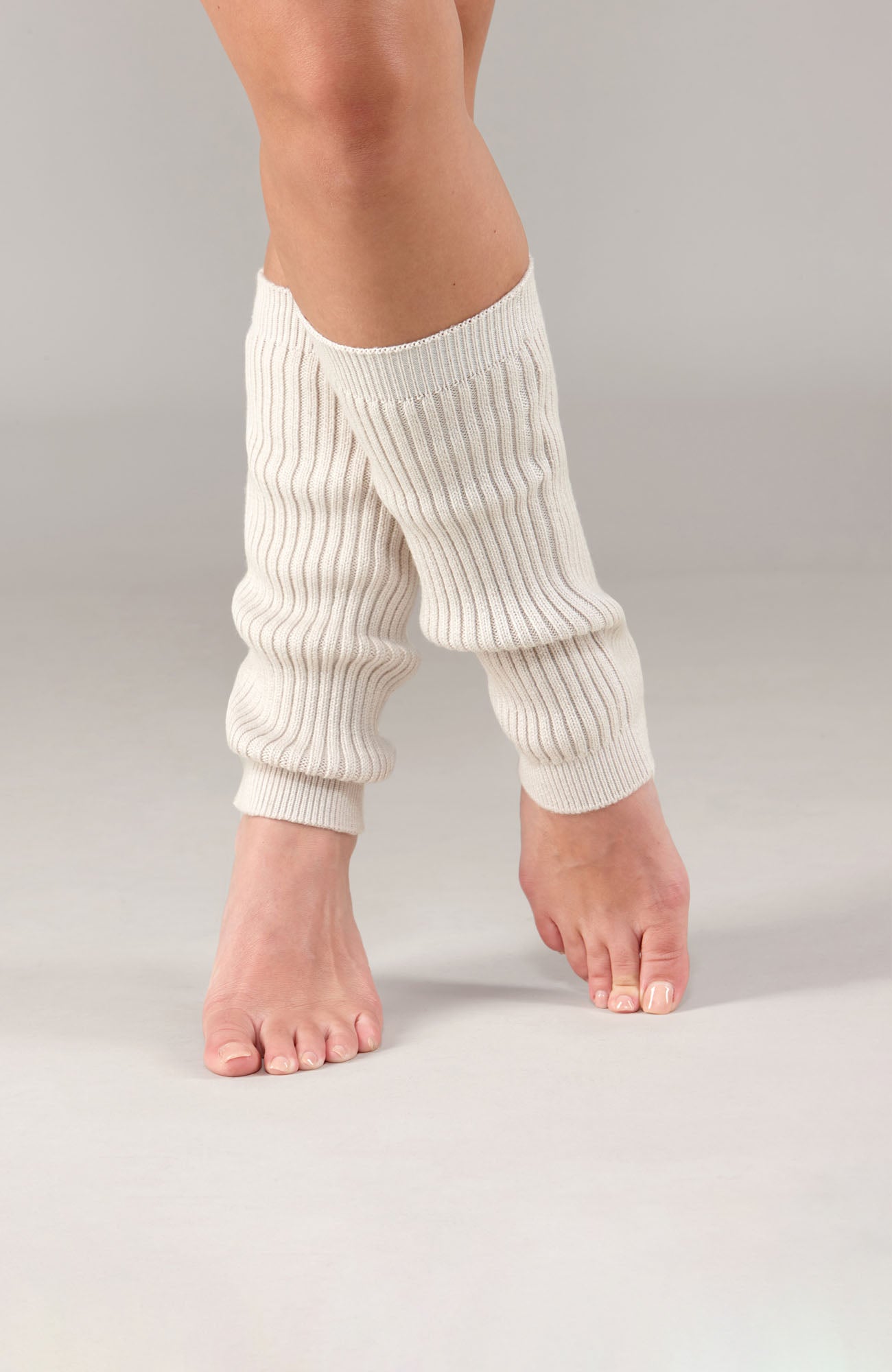 grey merino wool leg warmers