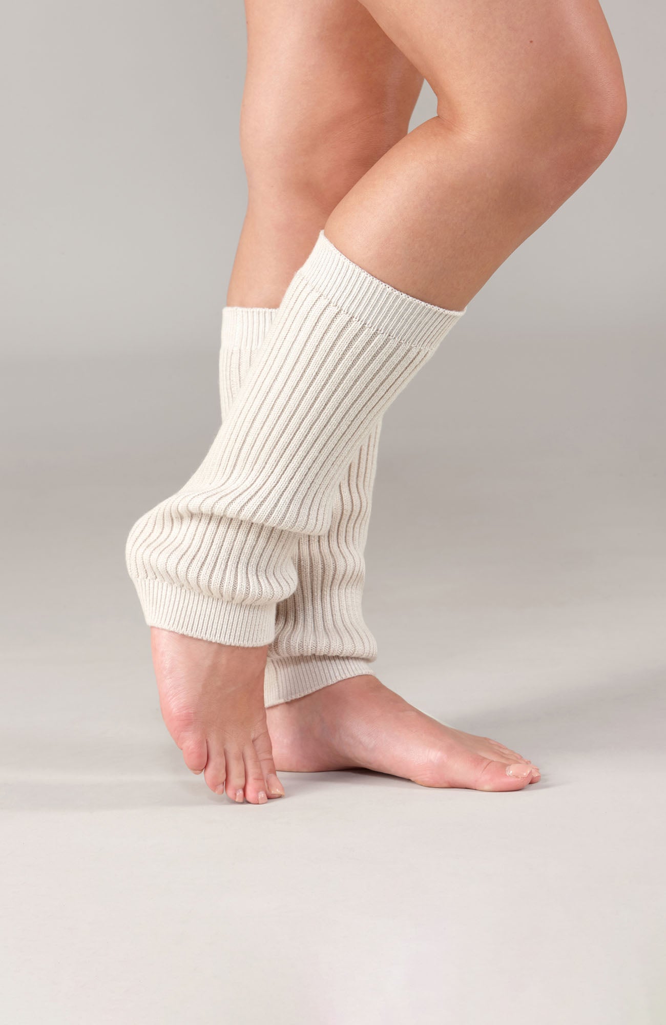 grey merino wool leg warmers