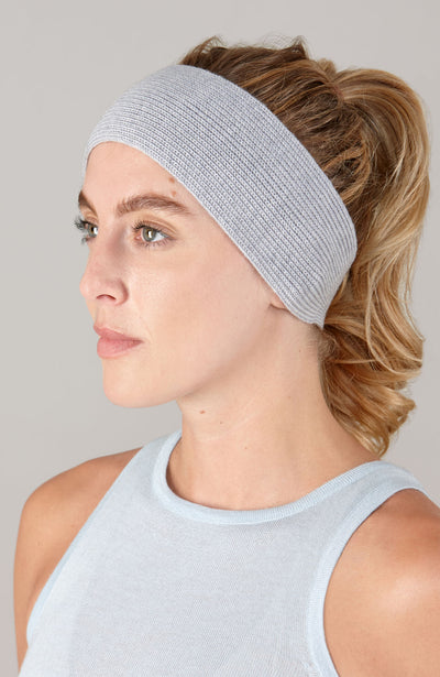 Geripptes Stirnband aus Merino Activewear