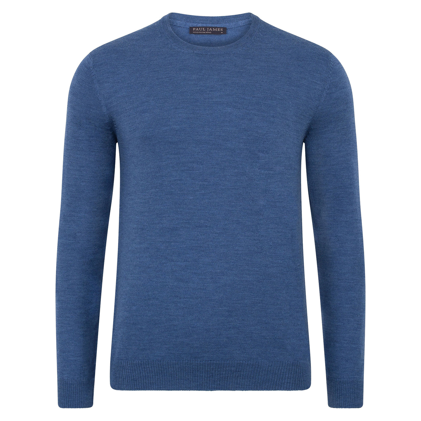 Mens Extra Fine Merino Wool Crew Neck Jumper