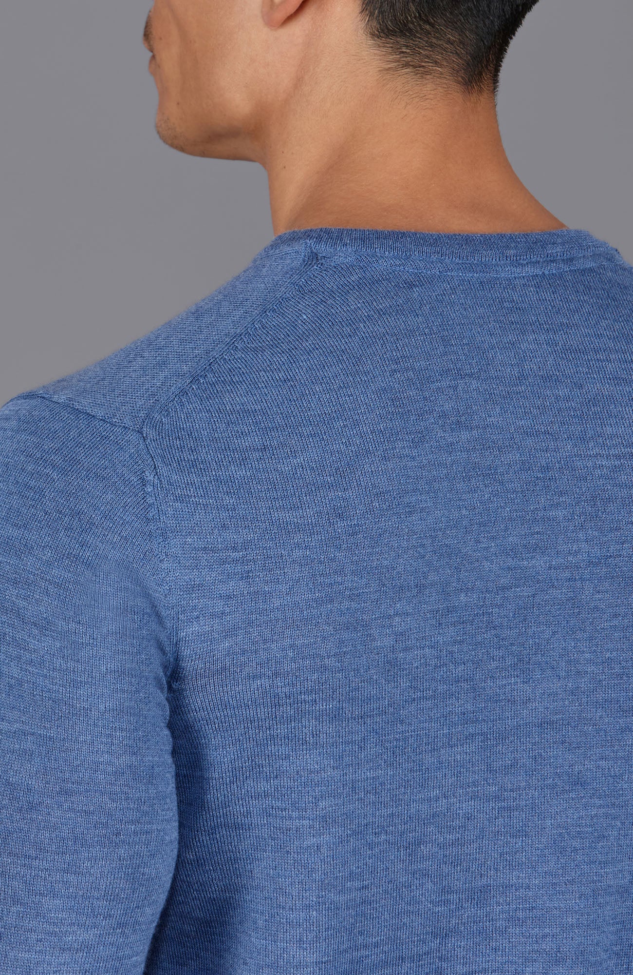 Mens Extra Fine Merino Wool Crew Neck Jumper