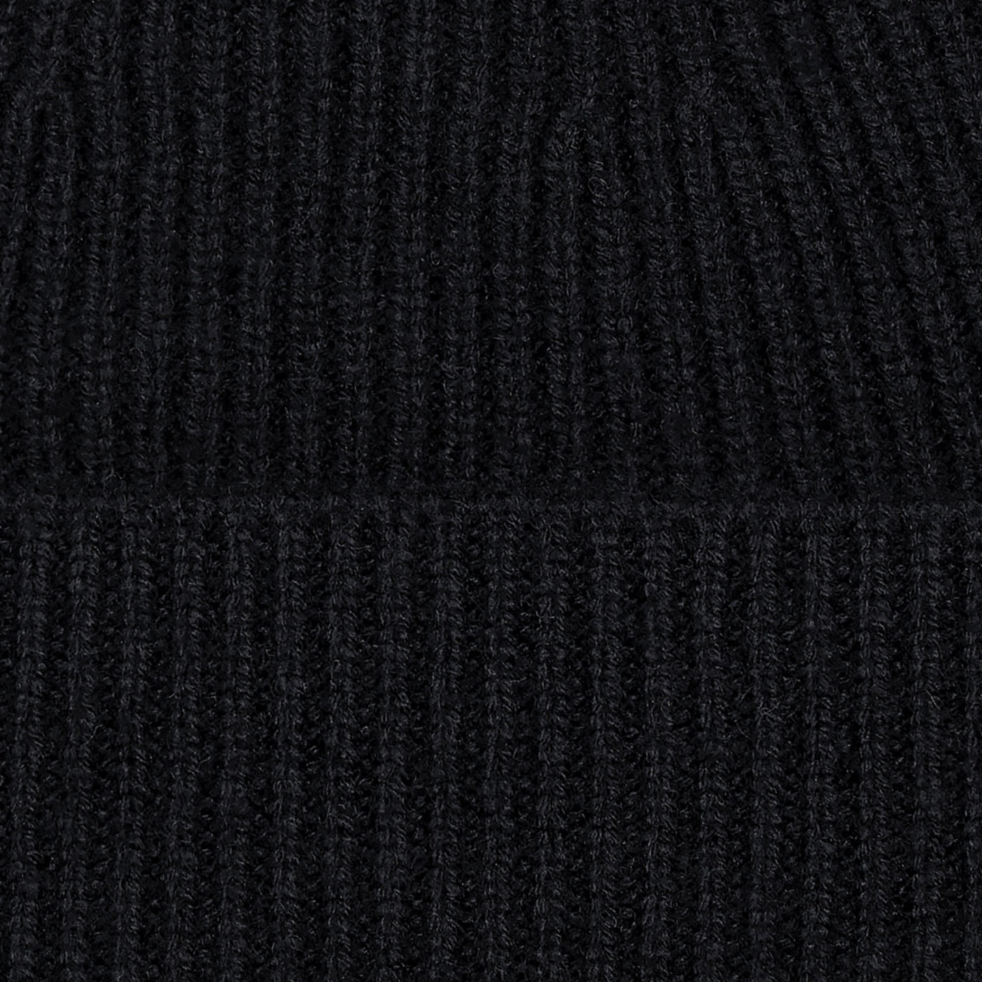 black merino cashmere beanie