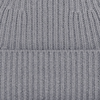 grey merino cashmere beanie