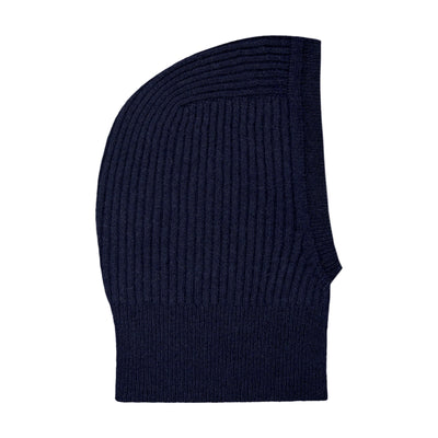 Womens Merino Cashmere Ribbed Balaclava