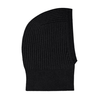 black womens cashmere merino wool balaclava