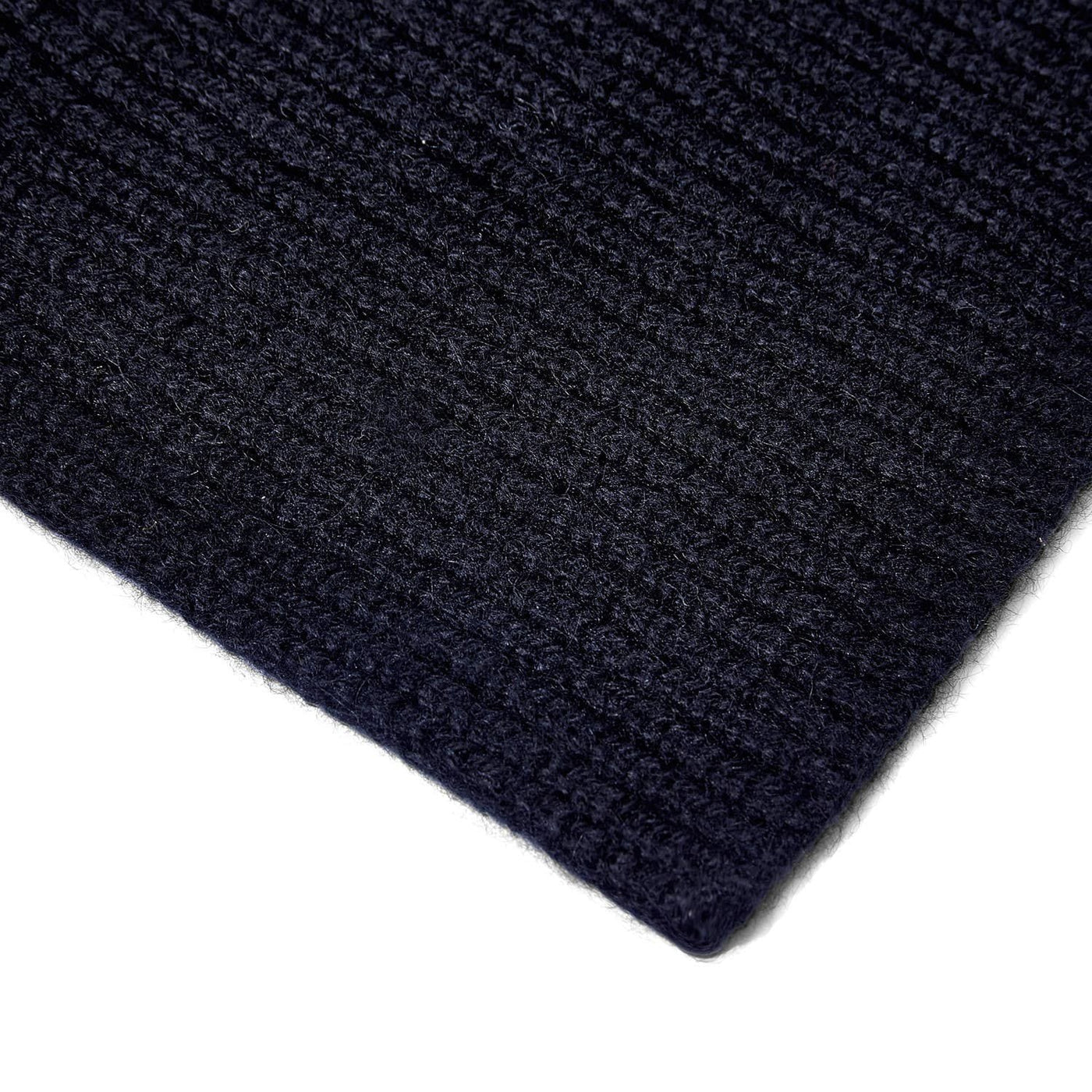 black knitted cashmere scarf