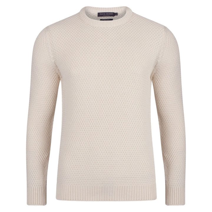 Cream chunky polo neck jumper best sale