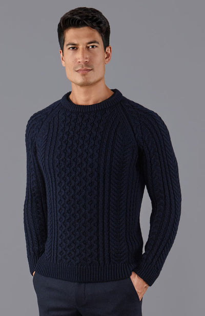 Men's Fisherman Jumpers: Chunky Fishermans Sweaters – Paul James Knitwear